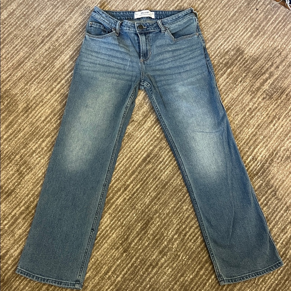 Hollister Straight Leg Blue Jeans